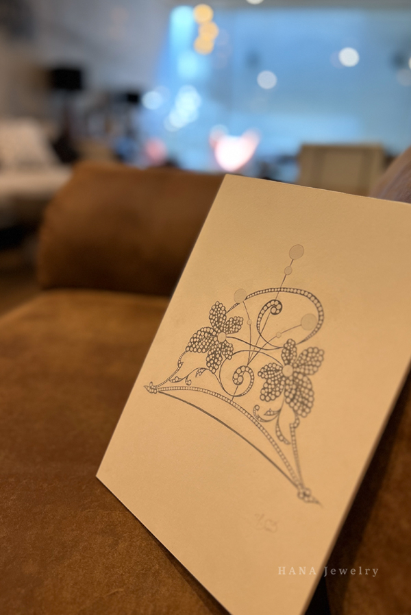 HANA Jewelryデザイン画